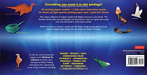 Origami Aquarium Kit: Aquatic fun for everyone!: Kit with Two 32-page Origami Books, 20 Projects & 98 Origami Papers: Great for Kids & Adults!