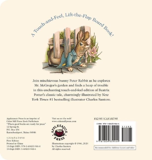 The Classic Tale of Peter Rabbit Touch and Feel Board Book: A Touch and Feel Lift the Flap Board Book (The Classic Edition)