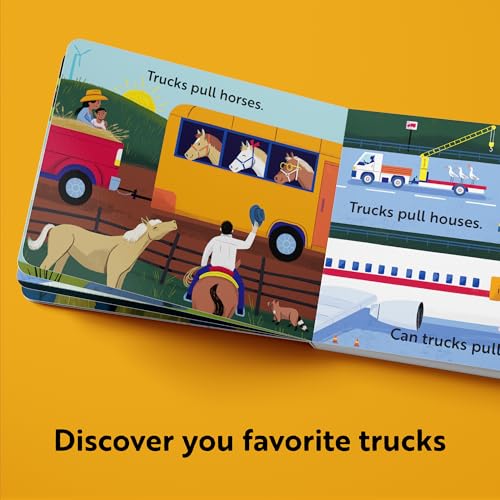 Go, Trucks, Go!: Truck books for toddlers 1-3 (In Motion)