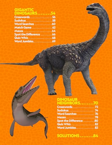National Geographic Kids Puzzle Book of Dinosaurs (NGK Puzzle Books)