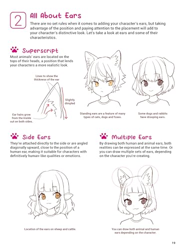 Create Kemonomimi Characters for Cosplay, Anime & Manga: Furries with Realistic Animal Features and Matching Fashions (With Over 600 Illustrations)