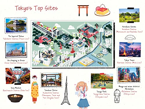 Japan Travel Journal Notebook: 16 Pages of Travel Tips & Useful Phrases followed by 106 Blank & Lined Pages for Journaling & Sketching