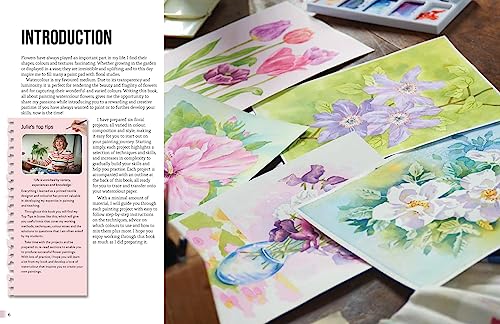 Anyone Can Paint Watercolour Flowers: 6 easy step-by-step projects to get you started