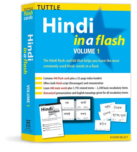 Hindi in a Flash Kit Volume 1 (Tuttle Flash Cards)