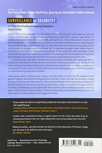 Surveillance or Security?: The Risks Posed by New Wiretapping Technologies (Mit Press)