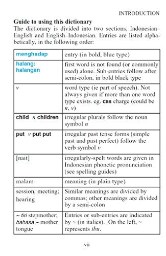 Tuttle Pocket Indonesian Dictionary: Indonesian-English English-Indonesian (Tuttle Pocket Dictionaries)