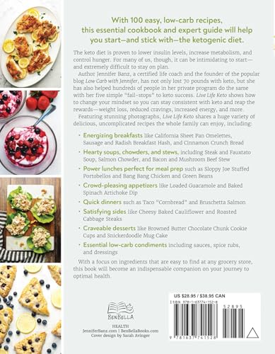 Live Life Keto: 100 Simple Recipes to Live a Low-Carb Lifestyle and Lose the Weight for Good