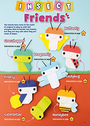 Easy Origami for Kids: Cute Paper Animals, Toys, Flowers and More! (40 Projects)