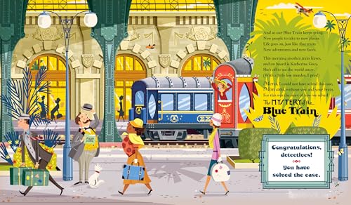 The Mystery of the Blue Train (Mini Mysteries)