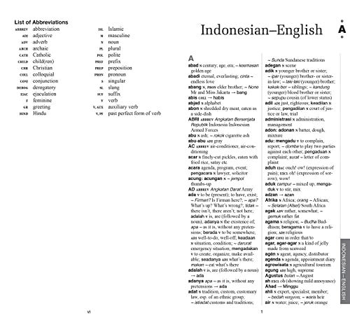 Periplus Pocket Indonesian Dictionary: Revised and Expanded (Over 12,000 Entries) (Periplus Pocket Dictionaries)