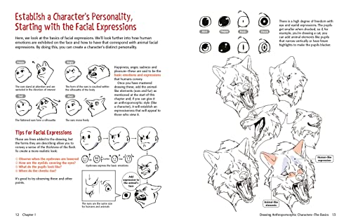 A Guide to Drawing Manga Fantasy Furries: and Other Anthropomorphic Creatures (Over 700 illustrations)