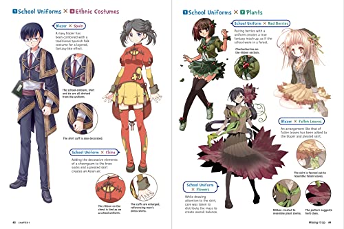 Fantasy Costumes for Manga, Anime & Cosplay: A Drawing Guide and Sourcebook (With over 1100 color illustrations)