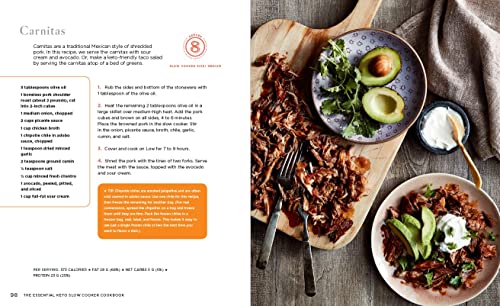 The Essential Keto Slow Cooker Cookbook: 65 Low-Carb, High-Fat, No-Fuss Ketogenic Recipes: A Keto Diet Cookbook