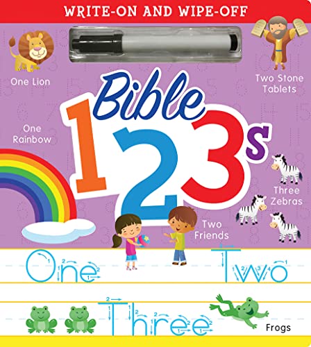 Bible 123s Write-On and Wipe-Off: Celebrate the Bible and Learn to Count (Bible Write-On and Wipe-Off)