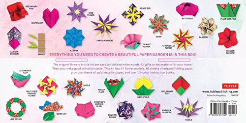 Origami Flowers Kit: 41 Easy-to-fold Models - Includes 98 Sheets of Special Origami Paper (Kit with Two Origami Books of 41 Projects) Great for Kids and Adults!