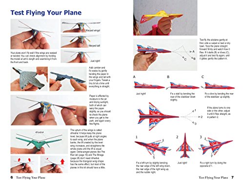 Supercool Paper Airplanes Kit: 12 Pop-Out Paper Airplanes Assembled in About a Minute: Kit Includes Instruction Book, Pre-Printed Planes & Catapult Launcher