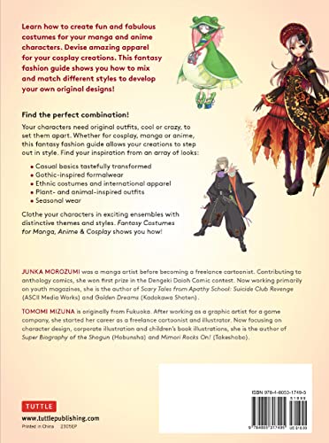 Fantasy Costumes for Manga, Anime & Cosplay: A Drawing Guide and Sourcebook (With over 1100 color illustrations)