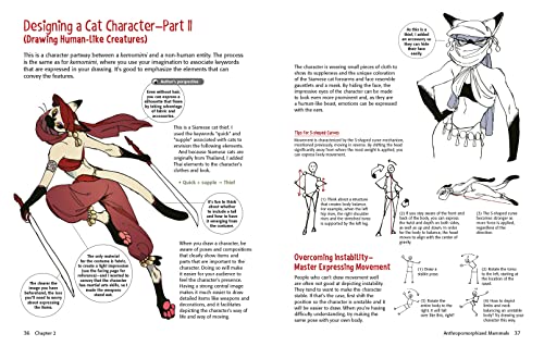 A Guide to Drawing Manga Fantasy Furries: and Other Anthropomorphic Creatures (Over 700 illustrations)