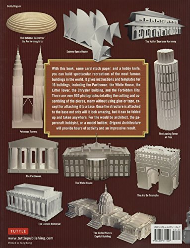 Origami Architecture: Papercraft Models of the World's Most Famous Buildings: Origami Book with 16 Projects & Instructional DVD
