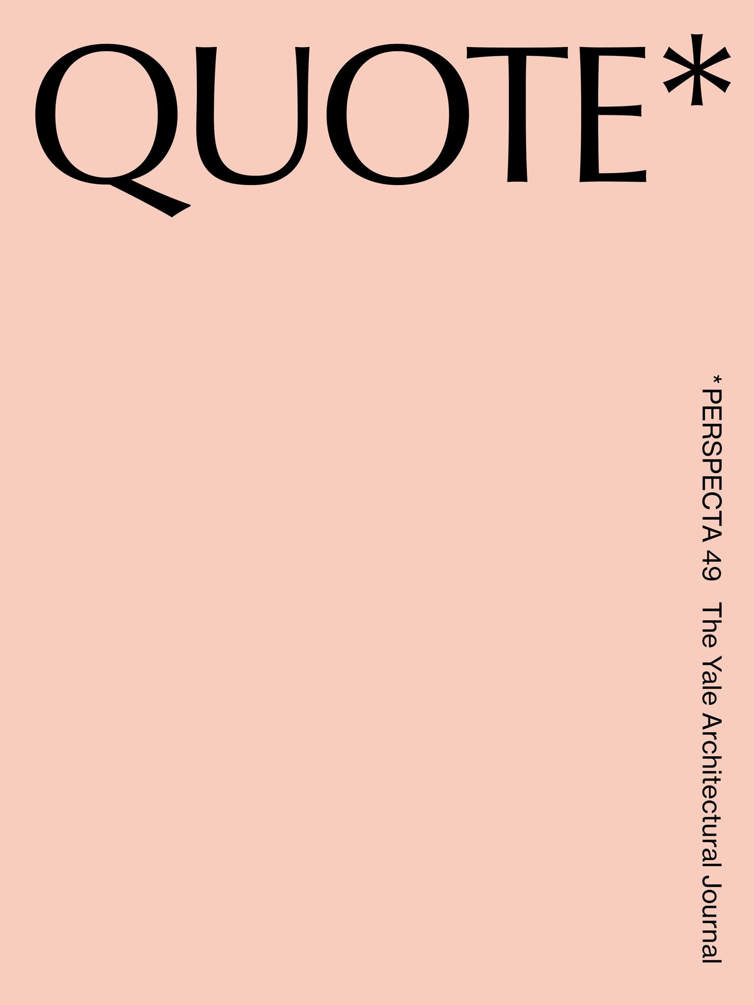 Perspecta 49: Quote