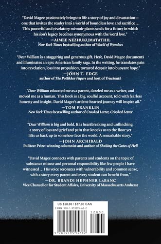Dear William: A Father's Memoir of Addiction, Recovery, Love, and Loss