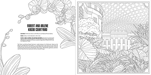 Gardens: A Smithsonian Coloring Book