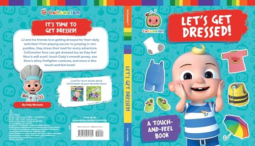 Let's Get Dressed!: A Touch-and-Feel Book (CoComelon)