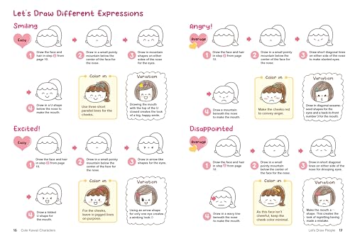 Kawaii Doodles: Supercute Drawings in Four Easy Steps (with over 1,250 illustrations)