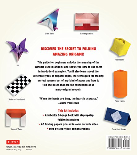 Origami Made Easy Kit: Step-by-Step Lessons for the Beginning Folder: Kit with Origami Book, 14 Projects, 60 Origami Papers, & Video Tutorial