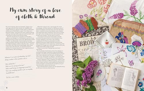 A Love of Cloth and Thread: Among the Wildflowers: Over 25 original embroidery designs with iron-on transfers