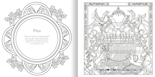 The Greek Mythology Coloring Book: Epic Scenes from Olympus and Beyond