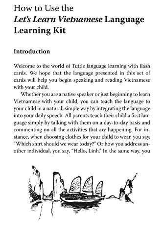 Let's Learn Vietnamese Kit: A Complete Language Learning Kit for Kids (64 Flash Cards, Free Online Audio, Games & Songs, Learning Guide and Wall Chart)