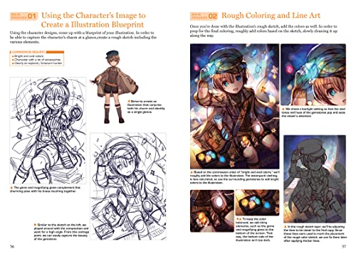 Manga & Anime Digital Illustration Guide: A Handbook for Beginners (with over 650 illustrations)