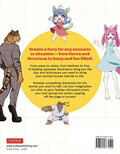 The Ultimate Guide to Drawing Manga Action Furries: Create Your Own Anthropomorphic Fantasy Characters: Lessons from 14 Leading Japanese Illustrators (With Over 1,000 Illustrations)
