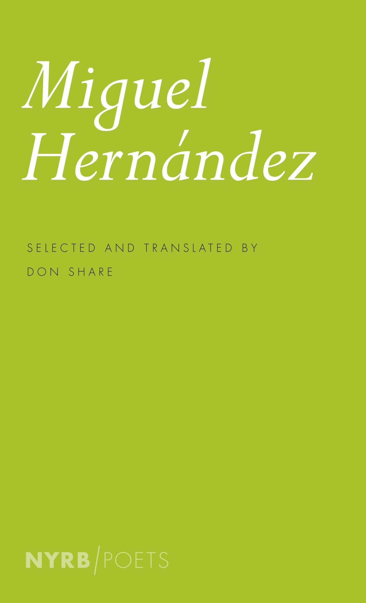 Miguel Hernandez (NYRB Poets)