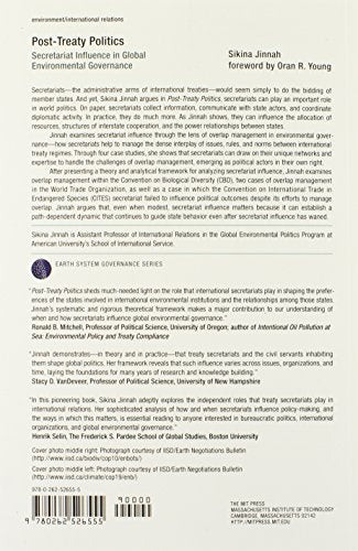 Post-Treaty Politics: Secretariat Influence in Global Environmental Governance (Earth System Governance)