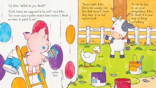 Oink and Moo Paint a Barn
