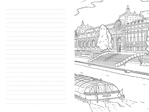 Paris: A Color-Your-Own Travel Journal (Color Your World Travel Journal Series)