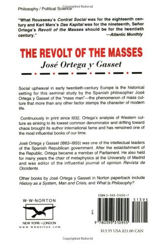 The Revolt of the Masses