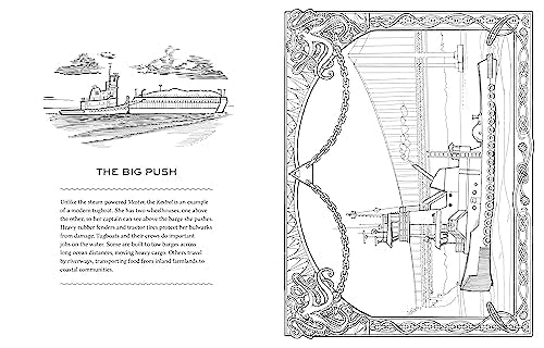 Working Boats Coloring Book