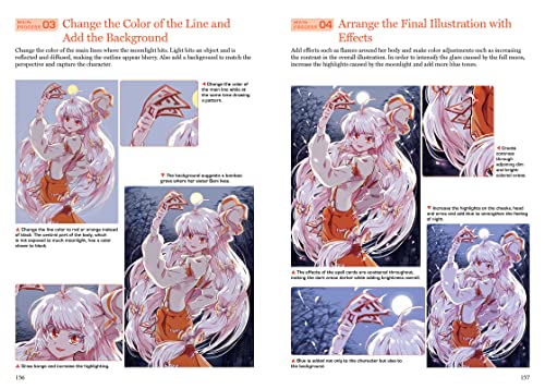 Manga & Anime Digital Illustration Guide: A Handbook for Beginners (with over 650 illustrations)