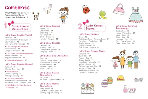 Kawaii Doodles: Supercute Drawings in Four Easy Steps (with over 1,250 illustrations)