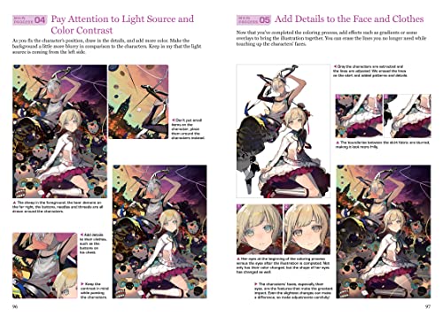 Manga & Anime Digital Illustration Guide: A Handbook for Beginners (with over 650 illustrations)