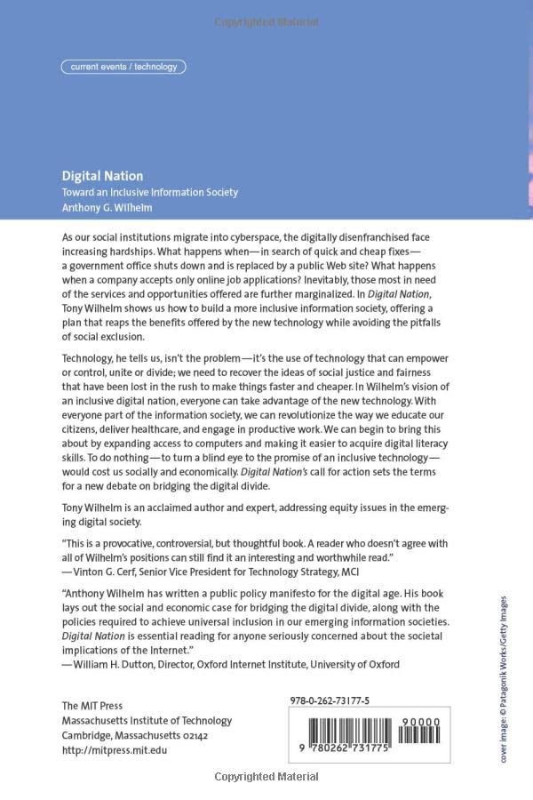 Digital Nation: Toward an Inclusive Information Society