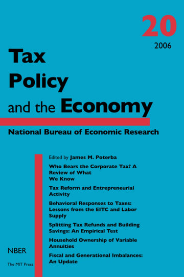 Tax Policy and the Economy, Volume 20