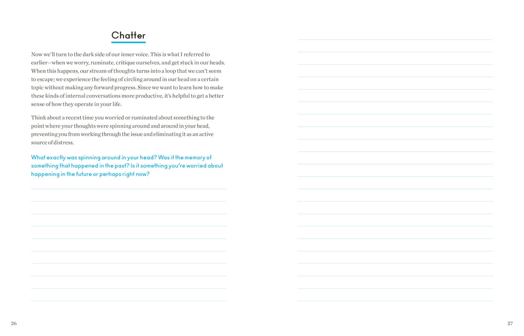 Chatter: The Workbook: How to Stop Overthinking and Harness the Voice in Your Head