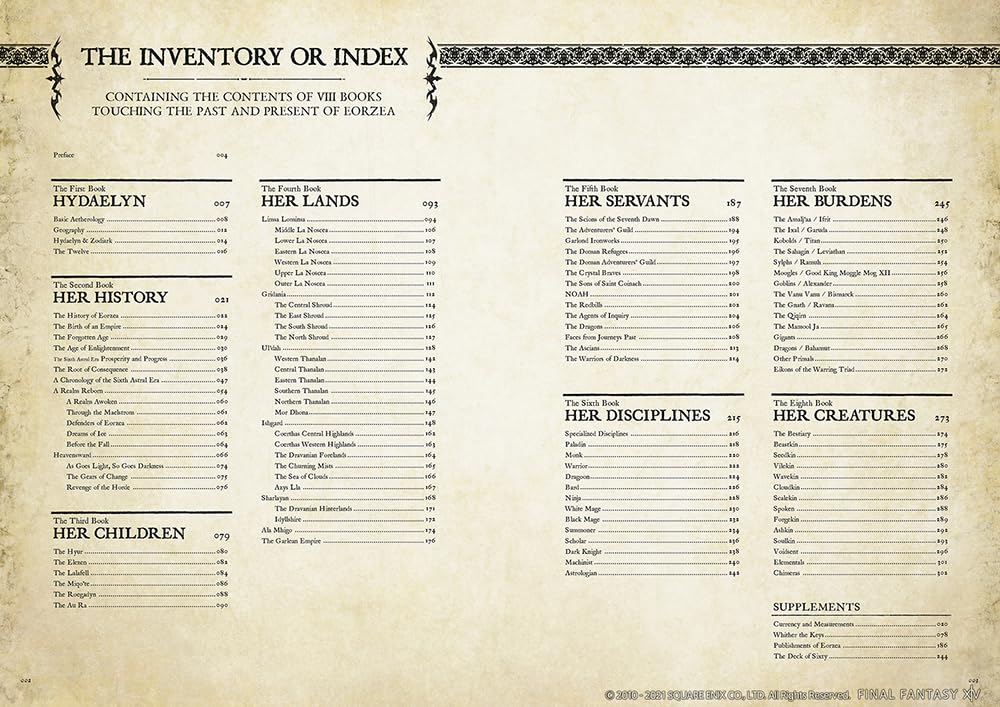Encyclopaedia Eorzea ~The World of Final Fantasy XIV~ Volume I
