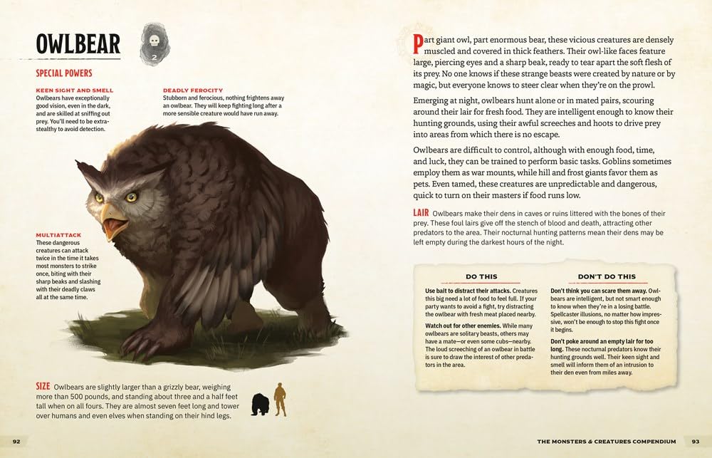 The Monsters & Creatures Compendium (Dungeons & Dragons): A Young Adventurer's Guide (Dungeons & Dragons Young Adventurer's Guides)
