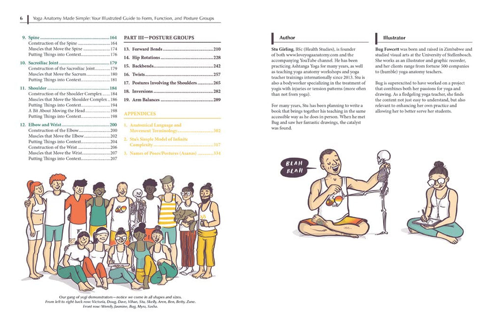 Yoga Anatomy Made Simple: Your Illustrated Guide to Form, Function, and Posture Groups