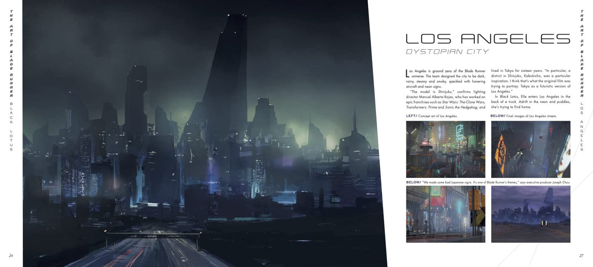 The Art of Blade Runner: Black Lotus